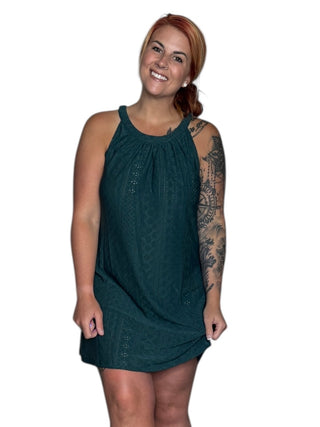 Round Neck Mini Dress