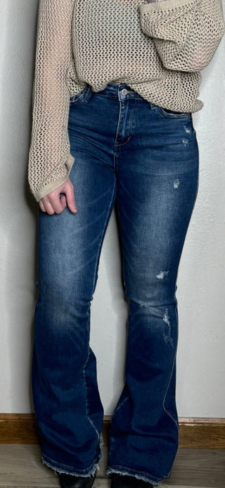 Vintage Flare Dark Denim Jean