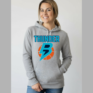 THUNDER BASKETBALL BLUE FONT