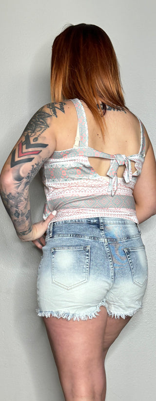 Western Tie Back Tanktop