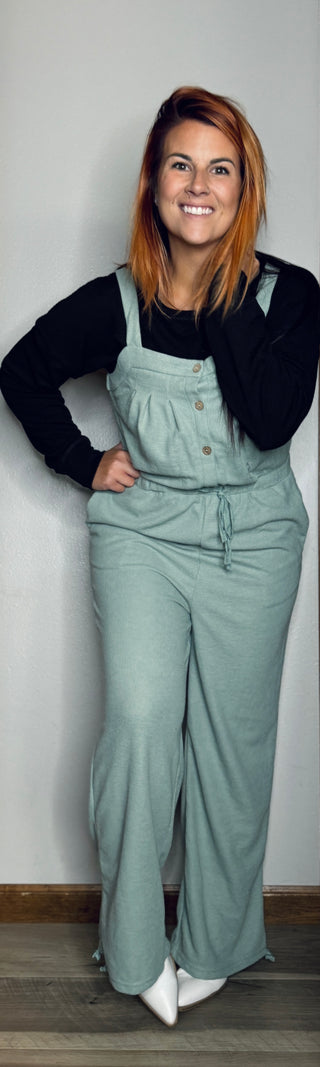 Light Green Tie Knot Jumpsuit