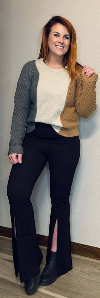 Super Soft Color Block Sweater