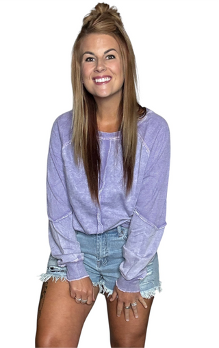 Purple Victoria Vintage Crewneck