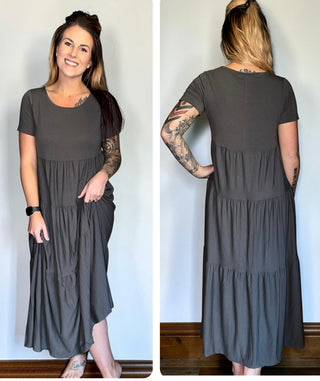 Dark Gray Long Dress