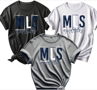 MLS WHITE "L" RECTANGLE MAVERICKS