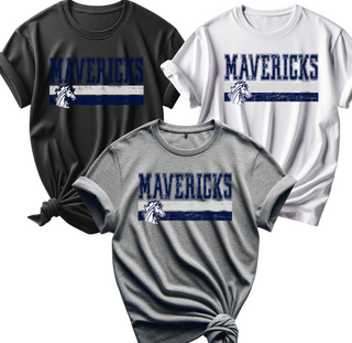 MAVERICKS SILVER & NAVY LINES