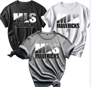 MLS LINES MAVERICKS BLACK AND WHITE