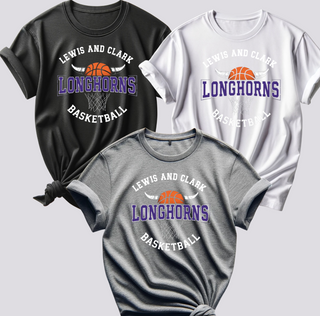 LONGHORNS BASKETBALL CIRCLE