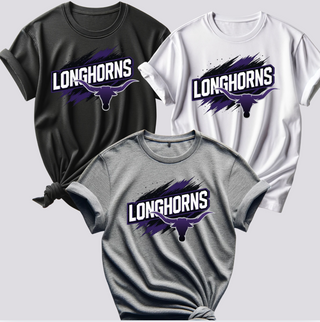 LONGHORNS BRUSHED BLACK & PURPLE