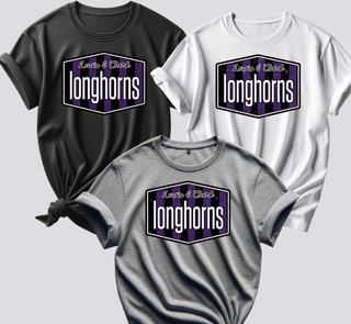 LONGHORNS BLACK & PURPLE STRIPES