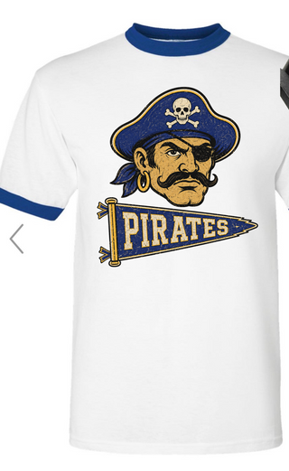 PIRATES OLD SCHOOL RETRO TEE