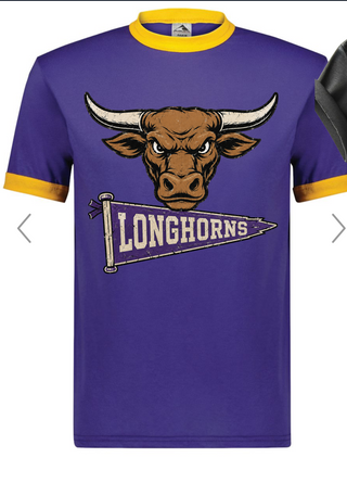 LONGHORNS OLD SCHOOL RETRO TEE (Copy)