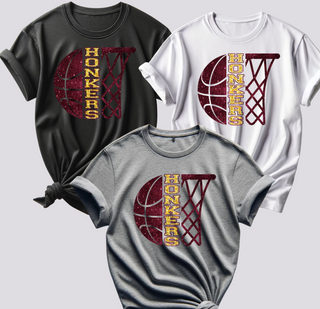 HONKERS FAUX GLITTER BASKETBALL HOOP