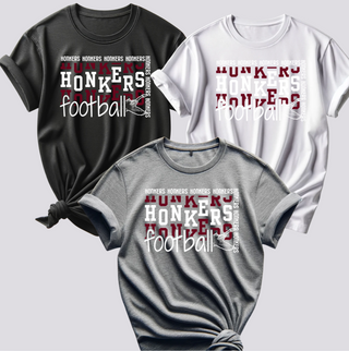 HONKERS FOOTBALL WHITE MAROON
