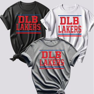 DLB LAKERS BLUE RED LINES