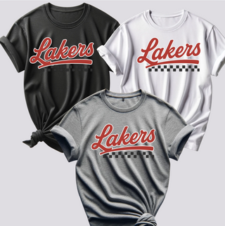 LAKERS RETRO CHECKERS