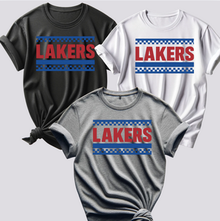 LAKERS RETRO BLUE CHECKERS