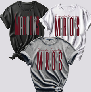 MAROONS TALL TEXT