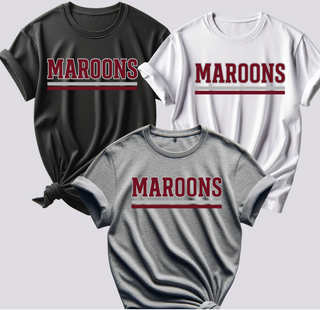 MAROONS DOUBLE LINES