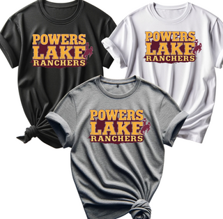 POWERS LAKE RANCHERS MAROON SPLASH