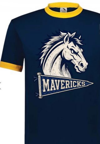 MAVERICKS OLD SCHOOL RETRO TEE