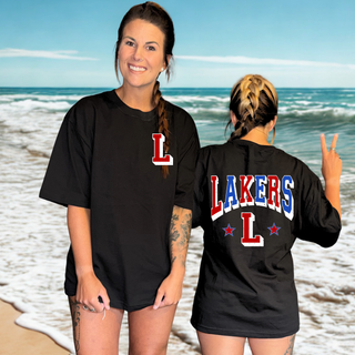 LAKERS TWO SIDED TEE