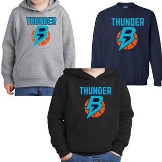 THUNDER BASKETBALL BLUE FONT