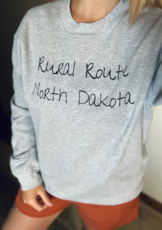 Rural Route North Dakota Crewneck