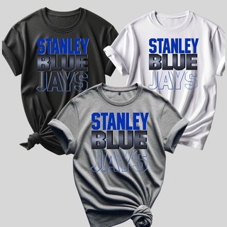 BLUEJAYS BOLD BLACK LETTERS